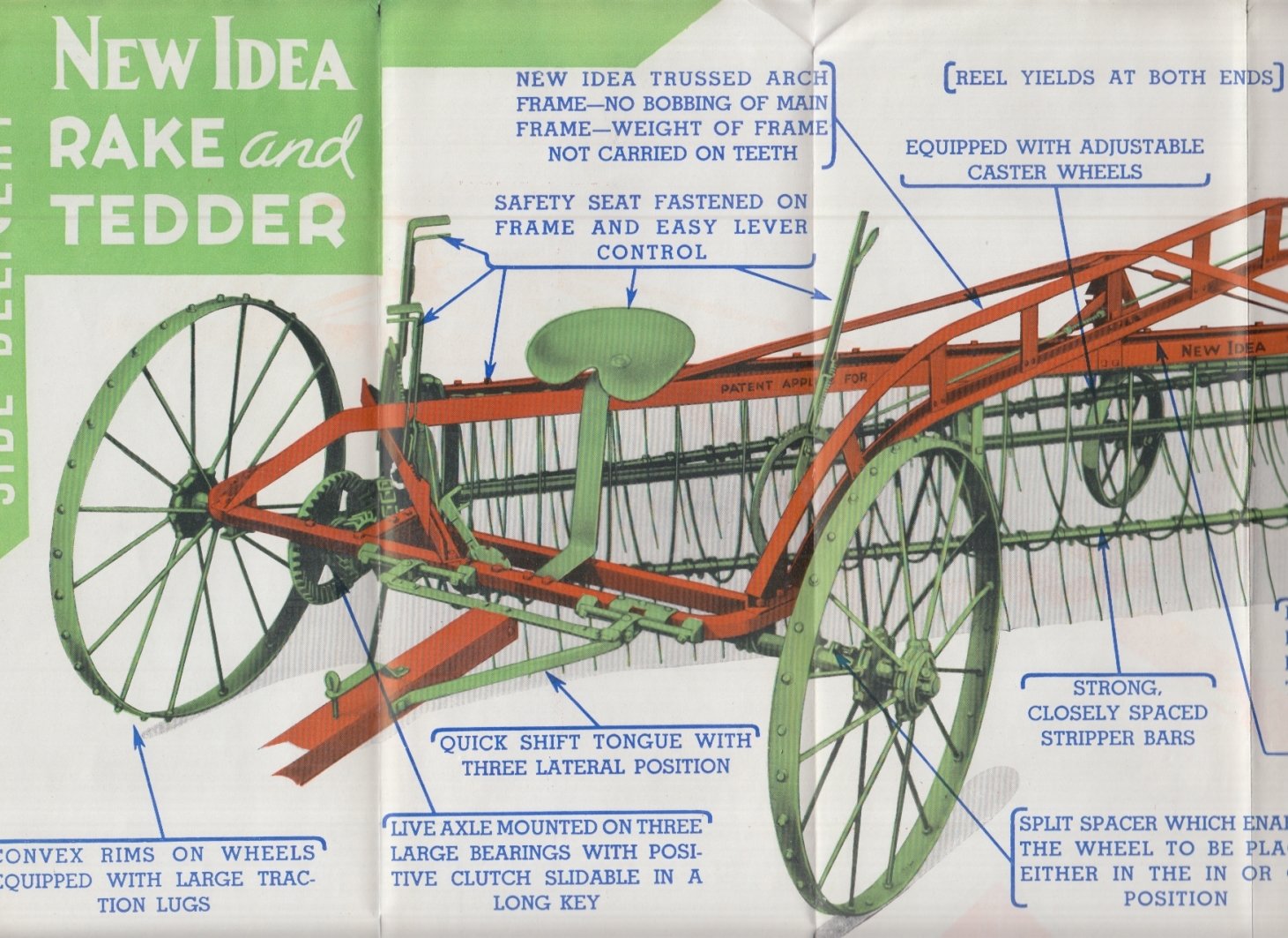 New Idea Hay Rake Parts Diagram