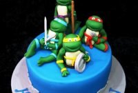 ninja turtle cakes – decoration ideas | little birthday cakes