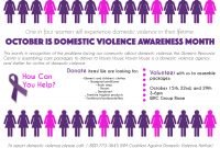 october awareness: domestic violence