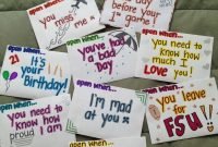 open when letters, long distance gift, valentines day gift for him