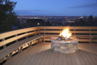 outdoor deck fire pit » design and ideas