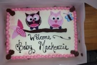 owl baby shower cake | blondie's: theme cakes | pinterest | shower