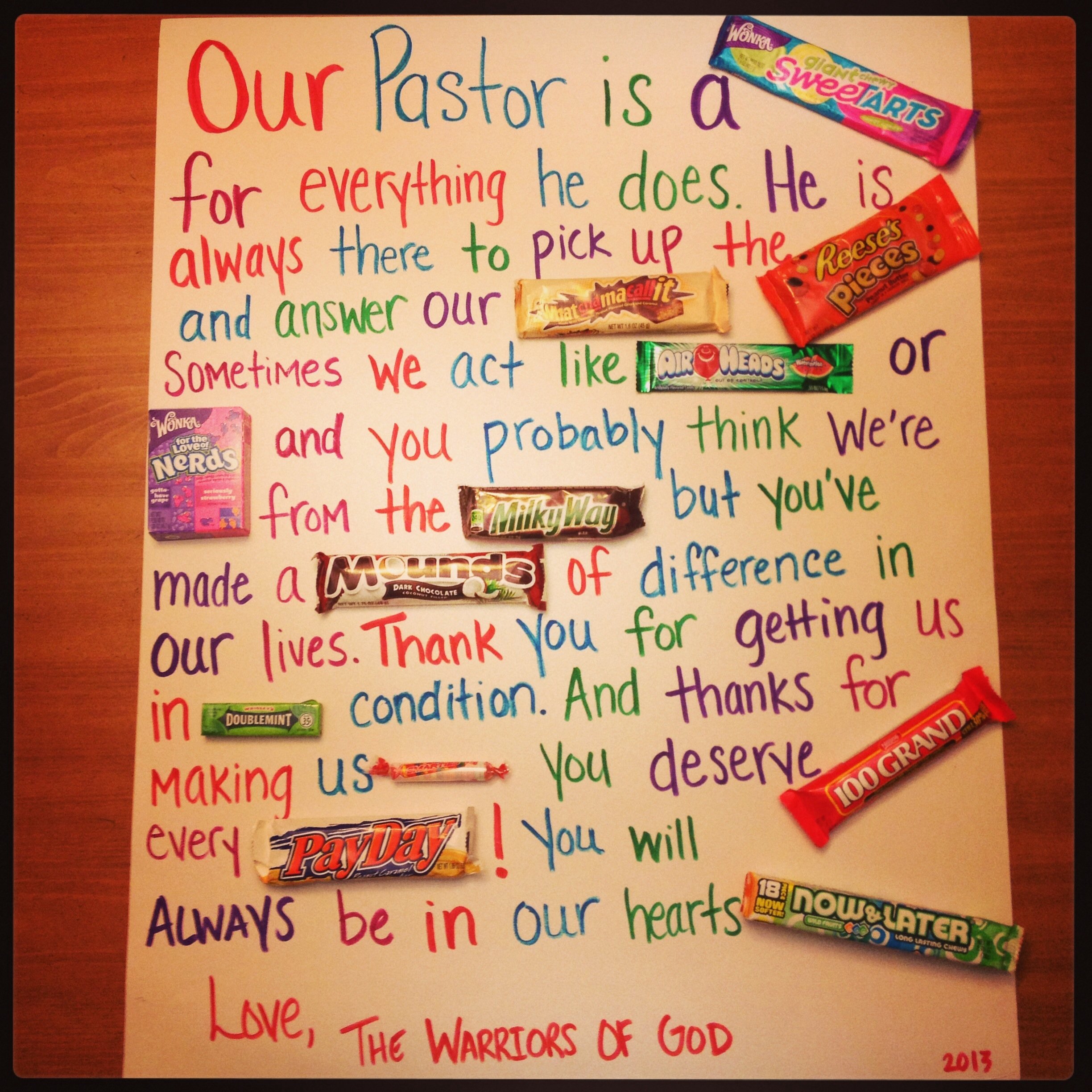 Pastor Appreciation Day Ideas