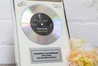 personalised first dance gold didi disc | gettingpersonal.co.uk