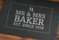 personalised slate cheeseboard - anniversary | gettingpersonal.co.uk