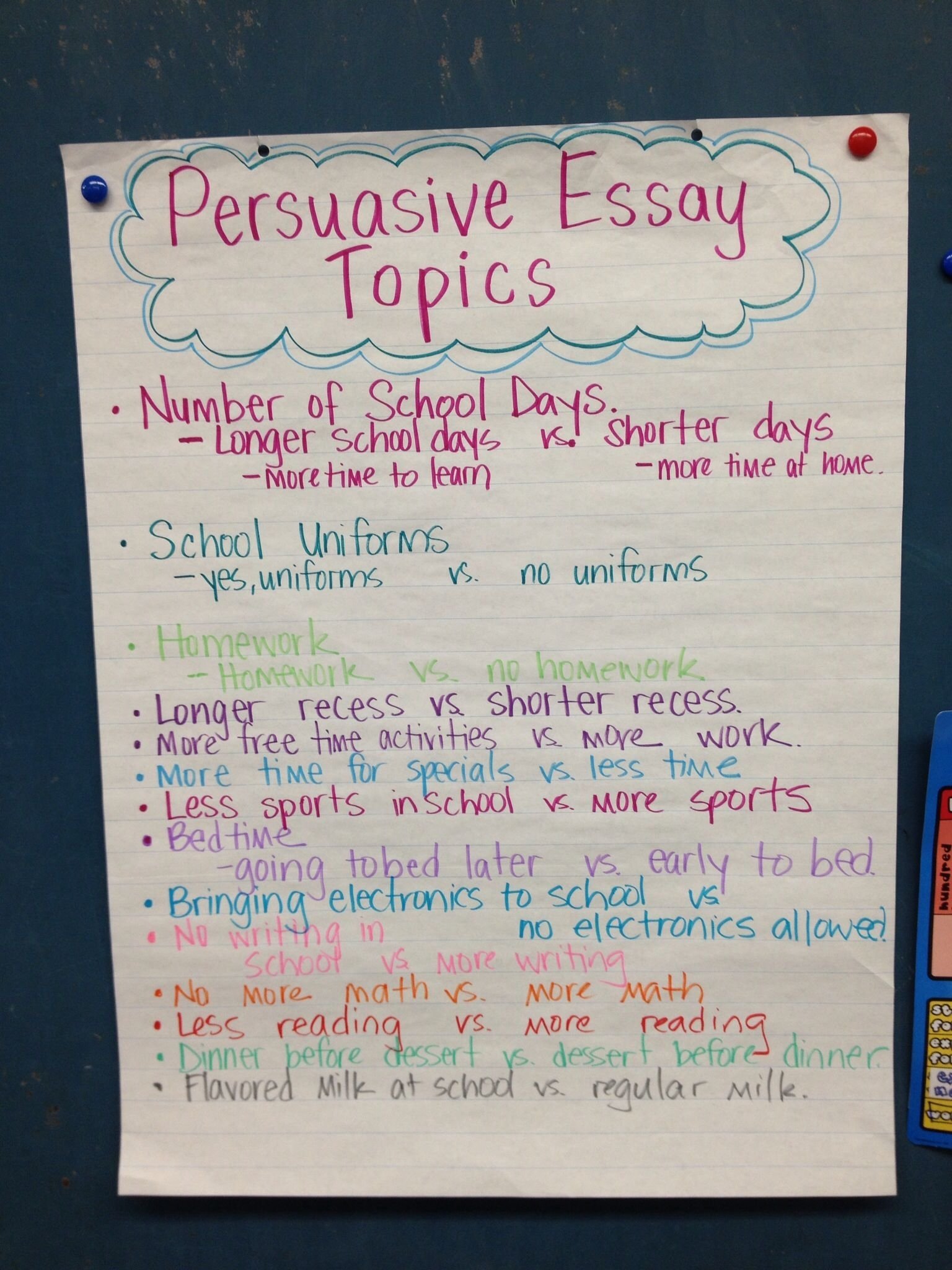 topics to write about in a persuasive essay