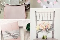 pink and grey wedding trends for spring weddings | wedding colors