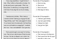 printable 5th grade main idea worksheets | main idea and details