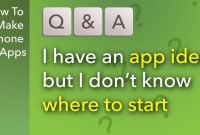 q&amp;a: i have an app idea but i don't know where to start - youtube