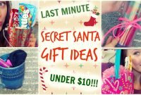 quick &amp; easy secret santa gift ideas | under $10! - youtube