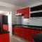 red and black kitchen ideas beautiful modern red kitchen design with