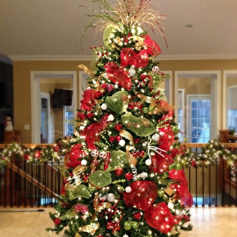 10 Stunning Red Green And Gold Christmas Tree Ideas 2024