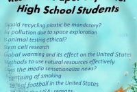 research paper topics for high school students - youtube