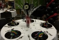 rock 'n' roll prom table decorations | prom ideas | pinterest