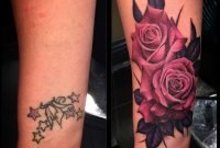 rose cover up tattoos | tattoo, rose and lotus tattoo