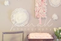 shabby chic one year birthday party from sweet living and things