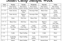 smart summer camp activities 2018