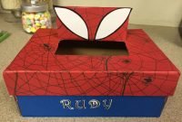 spider-man valentine shoe box. | my diy | pinterest | spider-man