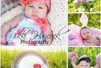 spring/easter shoot for 3 month old alyssa | spring, photography and