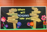 spring library bulletin board. inspiredvarious other pinners