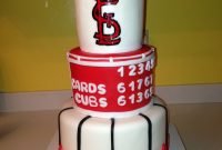 st. louis cardinals cake for a surprise bday!!! | cakes | pinterest