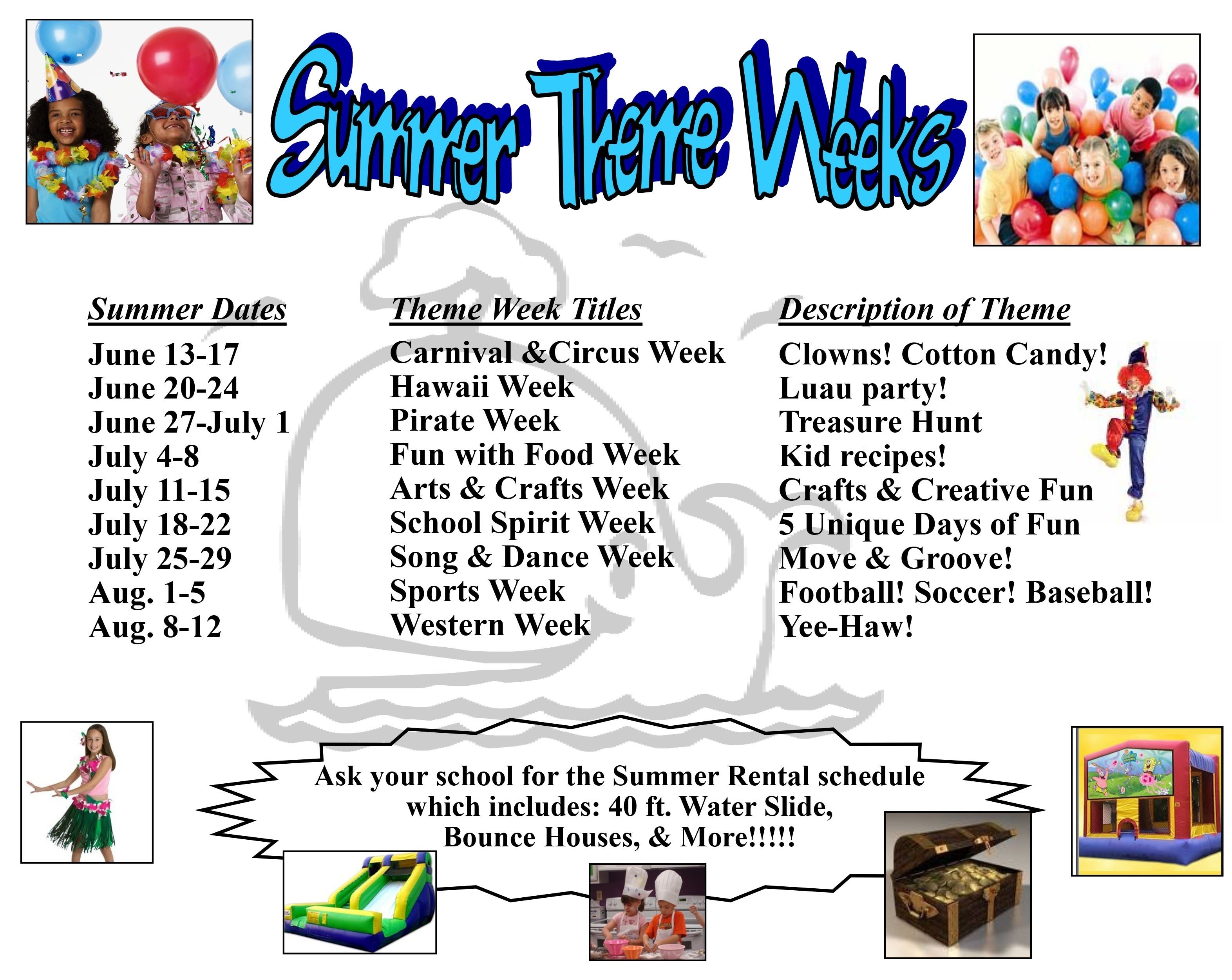 10 Great Summer Camp Theme Week Ideas 2024