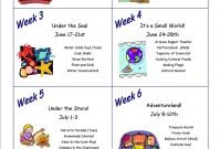 summer camp calendar 2013 - i love this idea to devote a week to