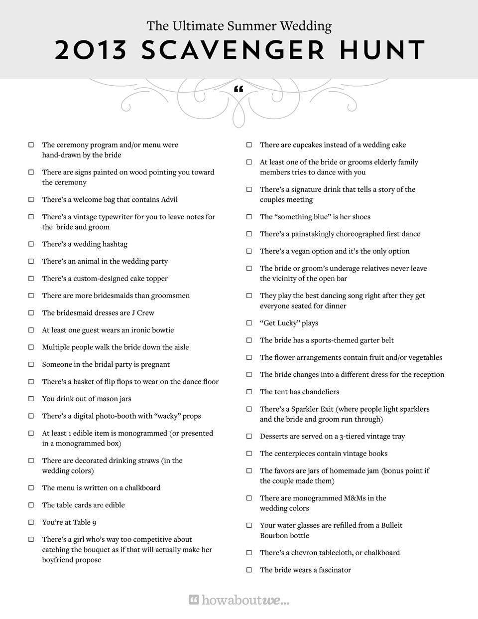 10 Nice Crazy Scavenger Hunt Ideas For Adults 2024