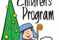 sunday school christmas program clipart