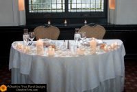 sweetheart table ideas | the bride and groom sat at a sweetheart