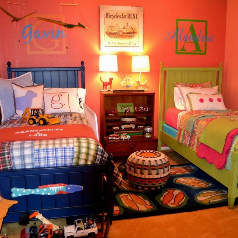 Twin Boy And Girl Room Decorating Ideas