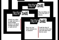 teen truth or dare questions, suggestions, and games