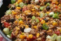 tex mex beef skillet | i heart recipes