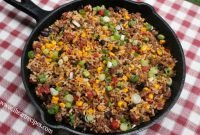 tex mex beef skillet | i heart recipes