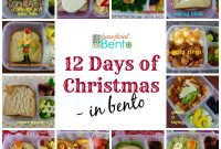 the 12 days of christmas in bento - beneficial bento