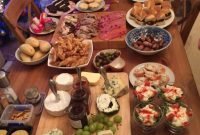 the boxing day buffet, love cheese, all its needs it our smokey