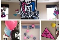 the busy broad: monster high party decorations