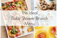 the ideal baby shower brunch menu | baby shower brunch, brunch menu