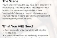 the kinky secretary seduction role play! a sneak peak of what you