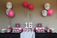 the special and sweet 16 decorations — all in home decor ideas