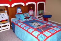 thomas the train bedroom with mural | wall murals, toddler rooms and