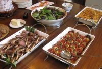 tips &amp; ideas: vegetable tian: anatomy of a dinner party: buffet for