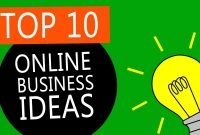 top 10 best online business ideas to start a small business - youtube