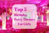 top 5 birthday party themes for girls