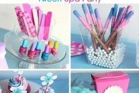 tween spa party ideas - décor, activities and sweets to serve