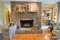 unbelievable design brick fireplace mantel ideas 6 decorating