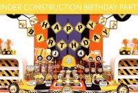 under construction birthday party ideas // under construction - b109