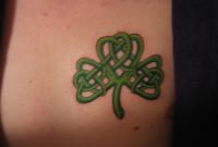 unique four leaf clover tattoo designs cool clover tattoo design