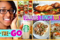 unique + healthy on-the-go lunch ideas for school &amp; work