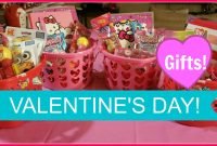 valentine's day basket for kids / valentine's gift ideas for kids